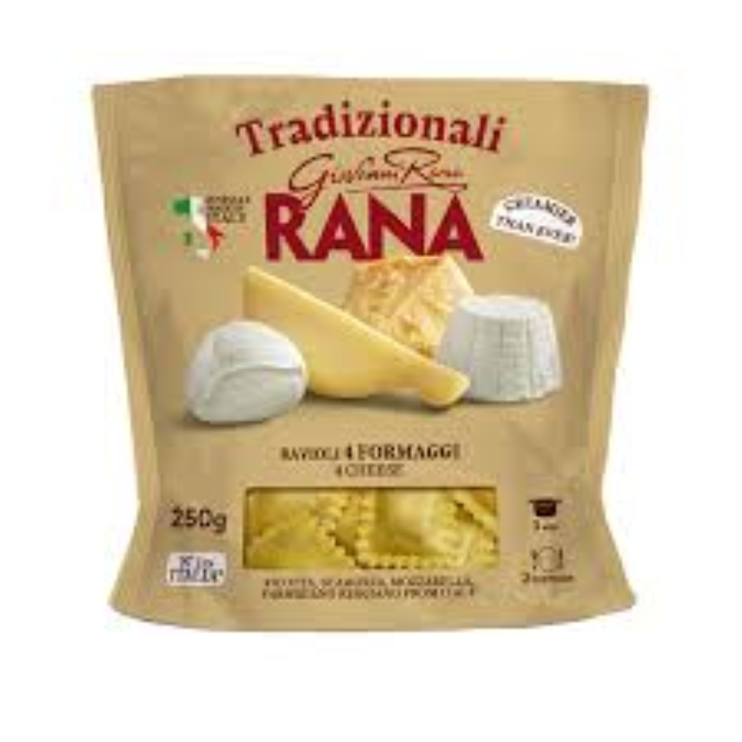RAVIOLI FORMAGGI CHEESE FRESH PASTA RANA 250G